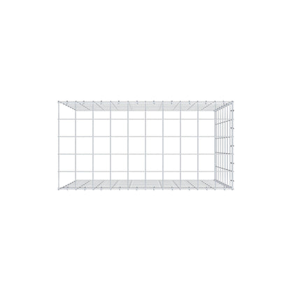 Gavión complementario de tipo 4 100 cm x 80 cm x 50 cm (L x A x P), malla 10 cm x 10 cm, anillo en C
